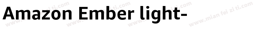 Amazon Ember light字体转换